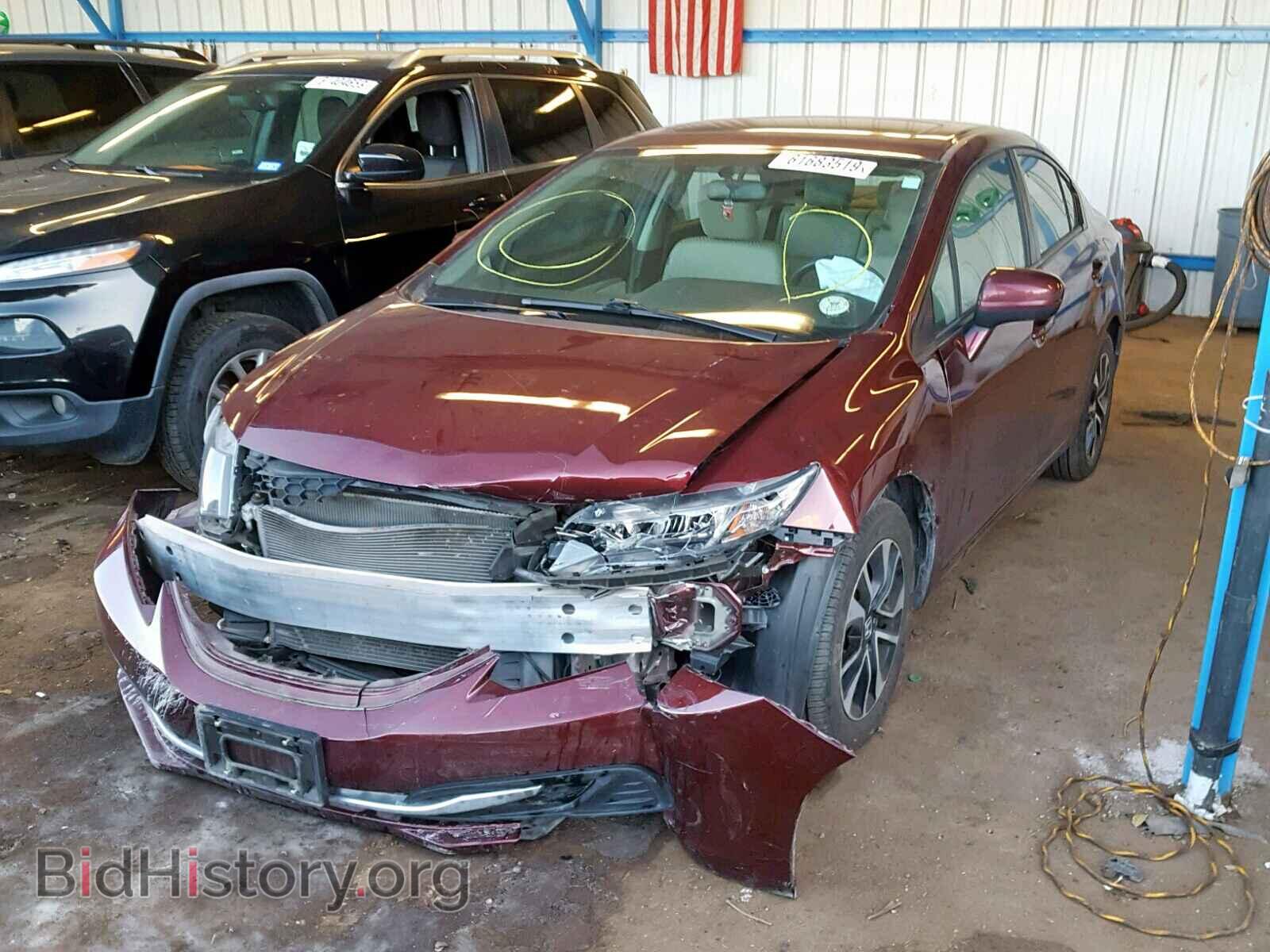 2014 HONDA CIVIC - VIN: 19XFB2F85EE070721 - Фото 2