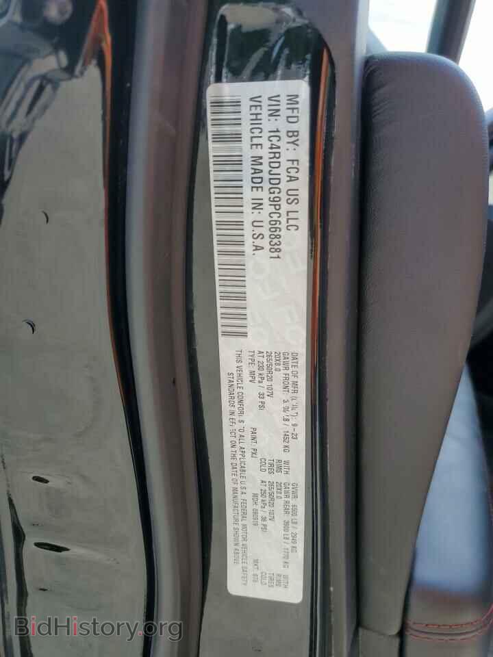 2023 DODGE DURANGO - VIN: 1C4RDJDG9PC668381 - Фото 13