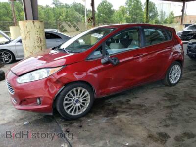 2016 Ford FIESTA Fiesta TIT, красный — VIN 3FADP4FJ6GM106664, Copart