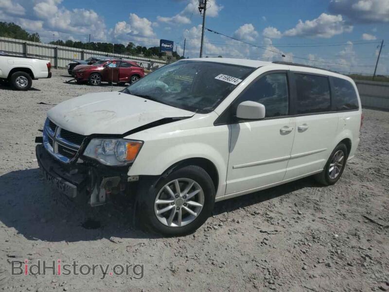 2013 Dodge CARAVAN SXT (VIN 2C4RDGCG0DR580763) — photo 1 of 13, Copart, damage: front end
