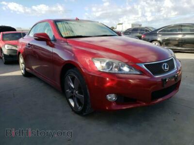 2011 Lexus IS IS 350, red — VIN JTHFE2C26B2506345, Copart