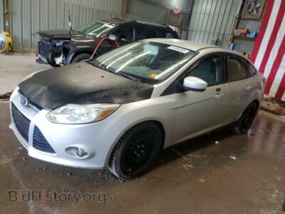 2012 Ford FOCUS SE, серебристый — VIN 1FAHP3F27CL446860, Copart