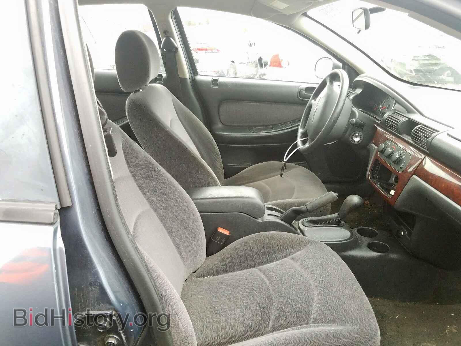 2002 CHRYSLER SEBRING - VIN: 1C3EL46X82N350110 - Фото 5