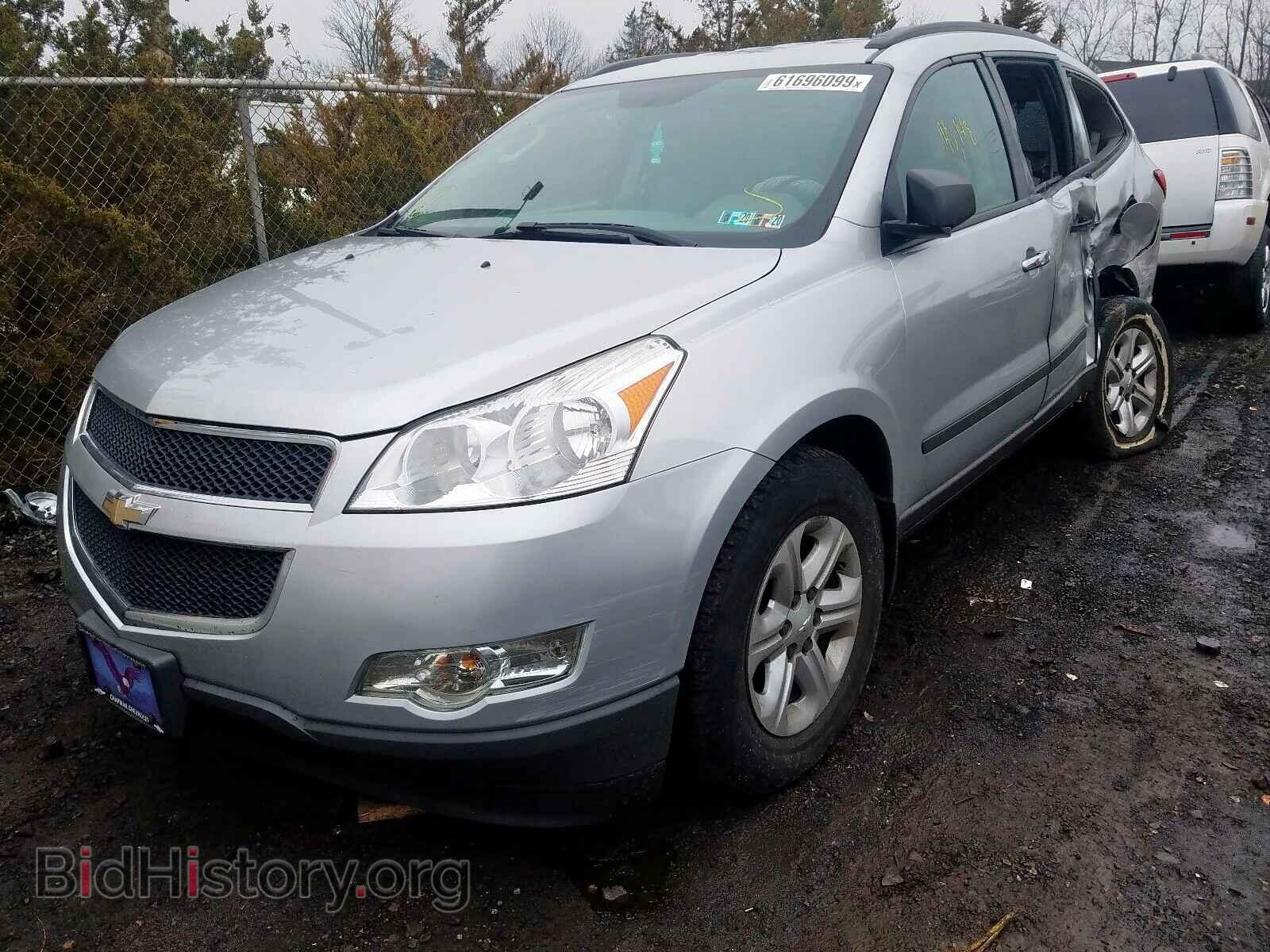 2012 CHEVROLET TRAVERSE - VIN: 1GNKRFEDXCJ396344 - Фото 2