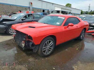 2019 Dodge CHALLENGER SXT, red — VIN 2C3CDZGG0KH708972, Copart