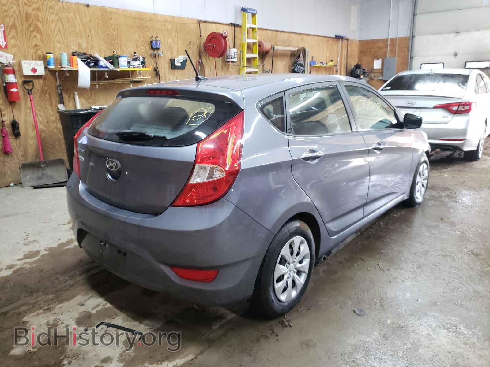 2017 HYUNDAI ACCENT - VIN: KMHCT5AE7HU316619 - Фото 4