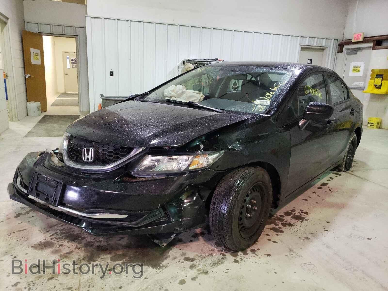 2014 HONDA CIVIC - VIN: 2HGFB2F55EH552018 - Фото 2