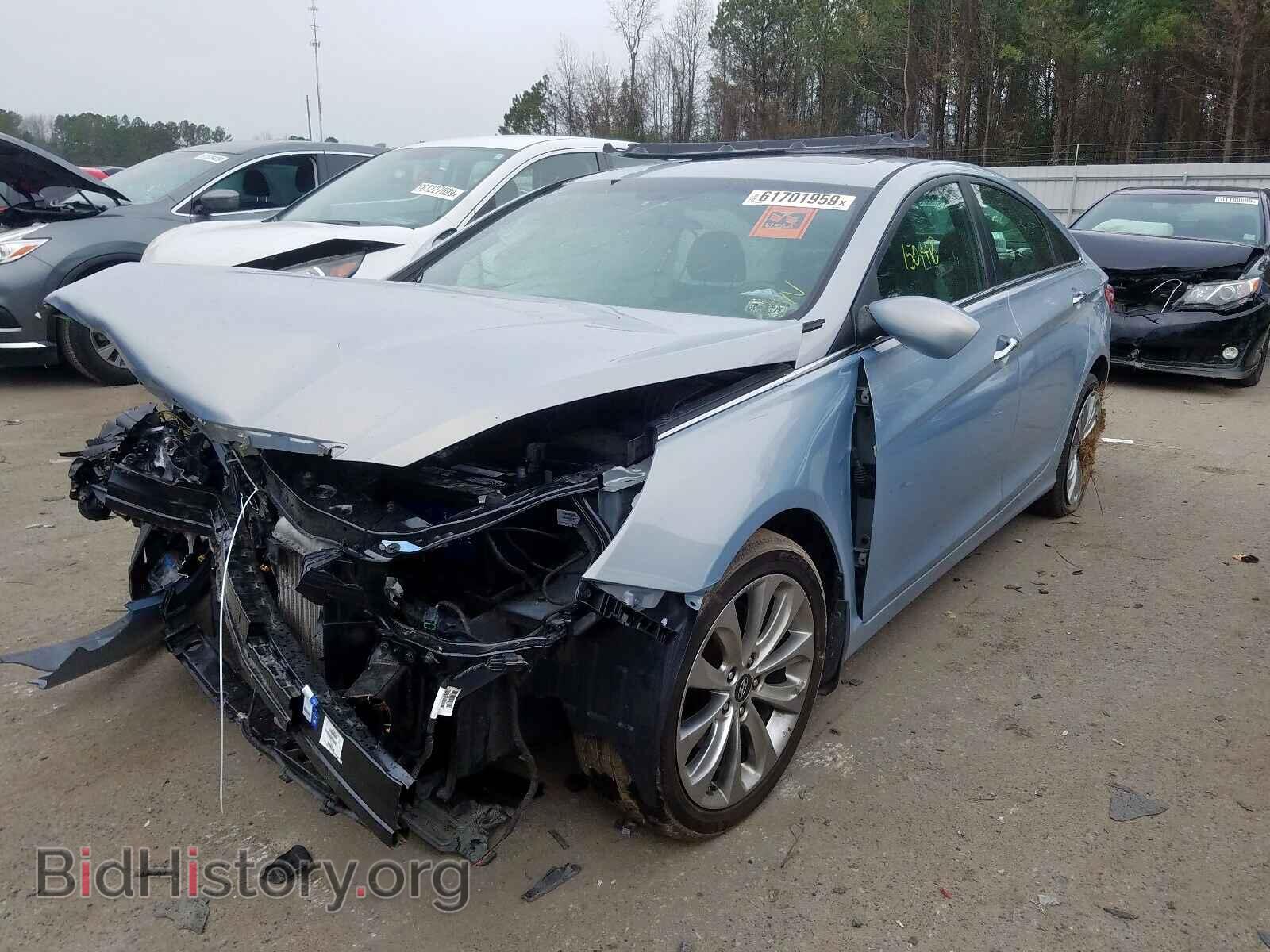 2012 HYUNDAI SONATA - VIN: 5NPEC4AB3CH489828 - Фото 2