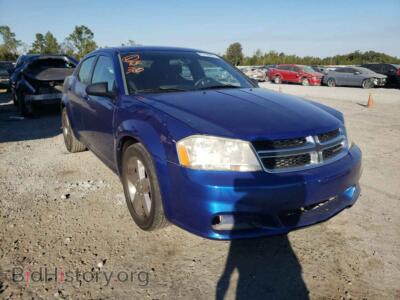 2013 Dodge AVENGER AVENGER SE, blue — VIN 1C3CDZAB2DN700511, Copart