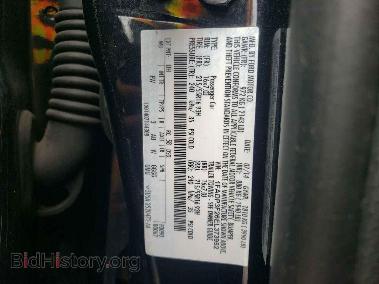 2014 FORD FOCUS - VIN: 1FADP3F26EL373952 - Photo 12