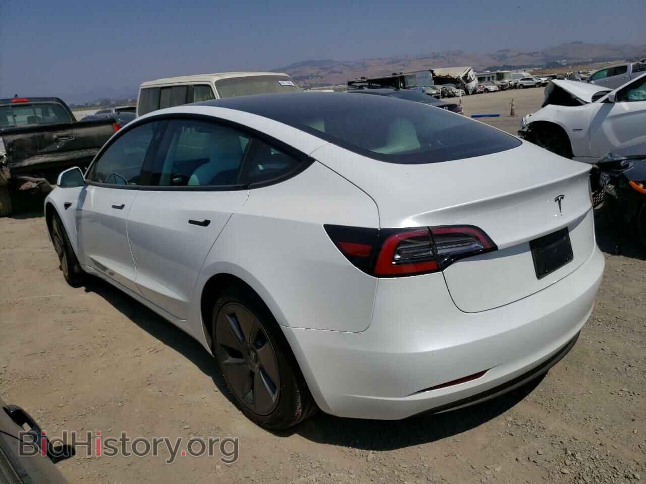 2022 TESLA MODEL 3 - VIN: 5YJ3E1EA0NF373344 - Фото 2