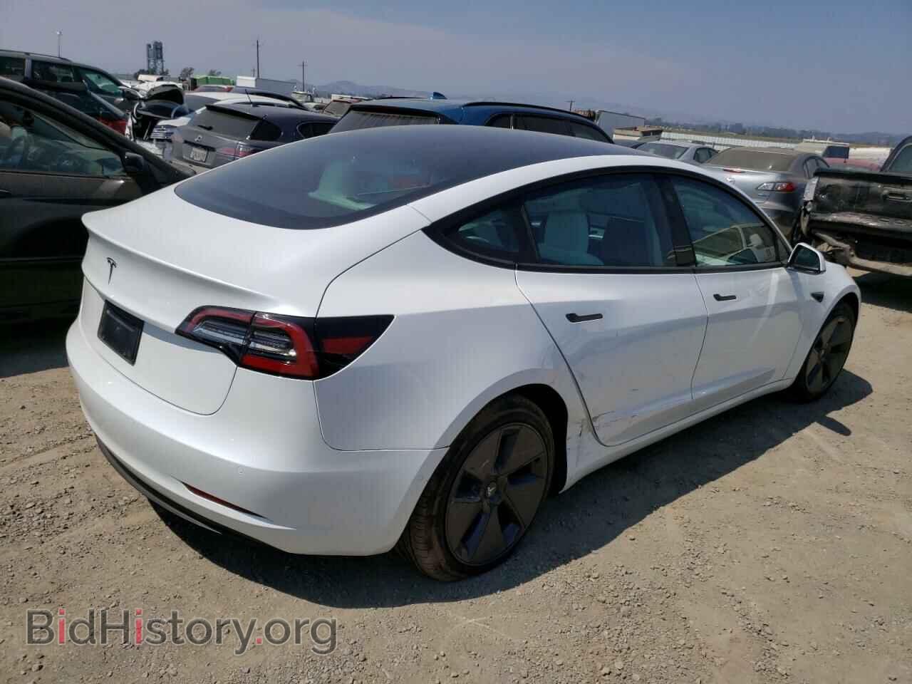 2022 TESLA MODEL 3 - VIN: 5YJ3E1EA0NF373344 - Фото 3