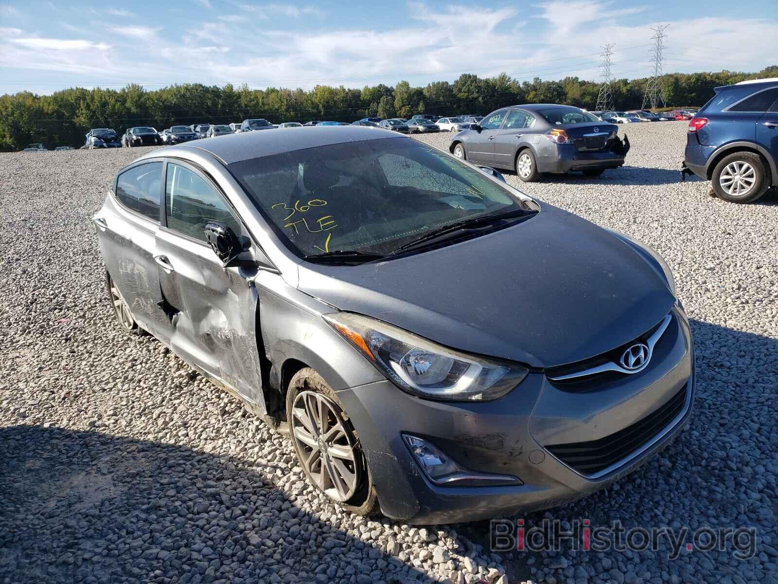 Photo KMHDH4AE2GU624750 - HYUNDAI ELANTRA 2016