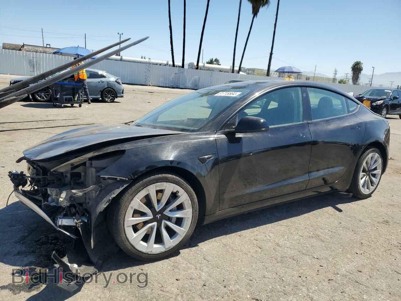 Photo 5YJ3E1EA3NF190505 - TESLA MODEL 3 2022