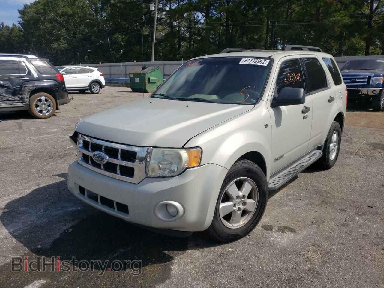 2008 FORD ESCAPE - VIN: 1FMCU03138KC40421 - Фото 2