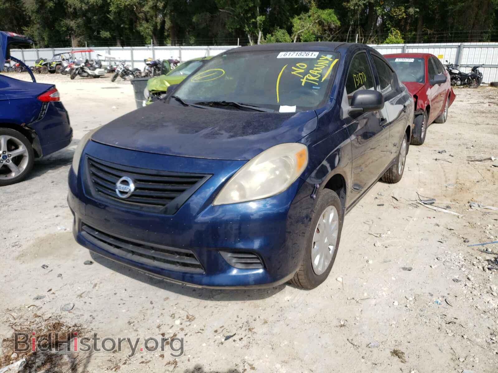2012 NISSAN VERSA - VIN: 3N1CN7AP0CL854628 - Фото 2
