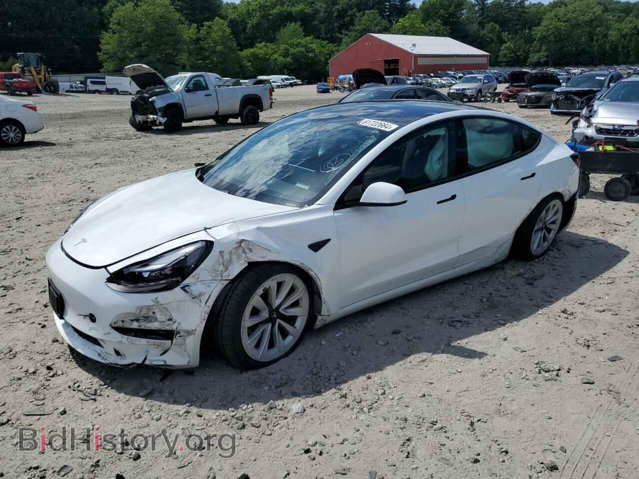 Photo 5YJ3E1EB4MF085415 - TESLA MODEL 3 2021