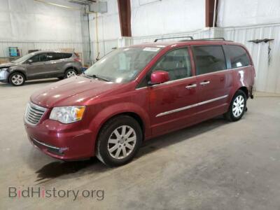 2016 Chrysler MINIVAN Touring, burgundy — VIN 2C4RC1BG6GR113370, Copart