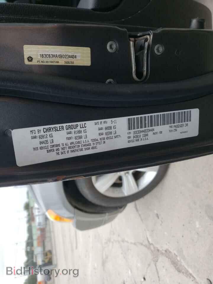 2011 DODGE CALIBER - VIN: 1B3CB3HA4BD234404 - Фото 10