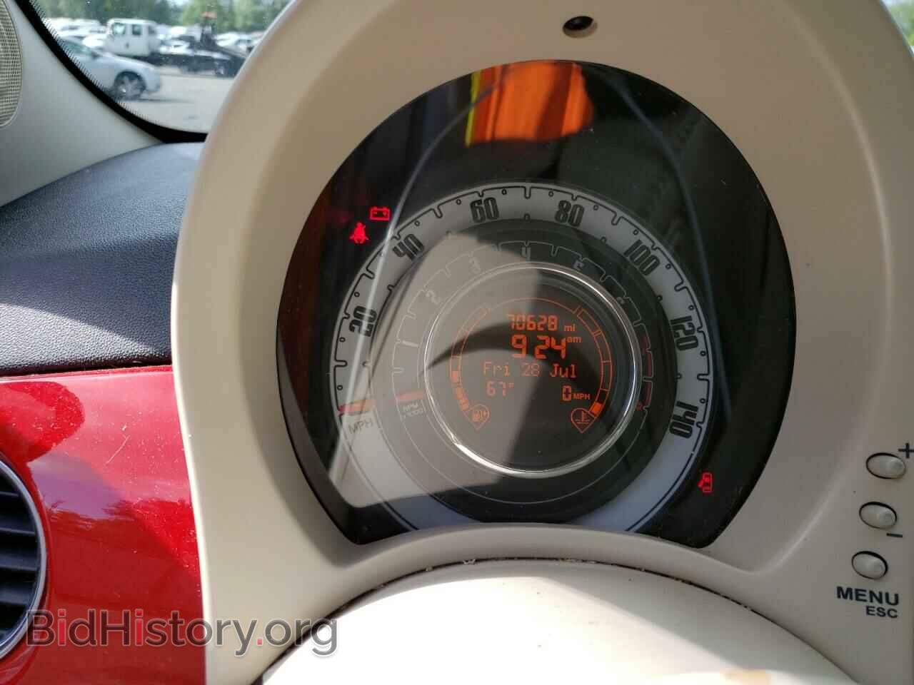 2012 FIAT 500 - VIN: 3C3CFFAR7CT270379 - Фото 9