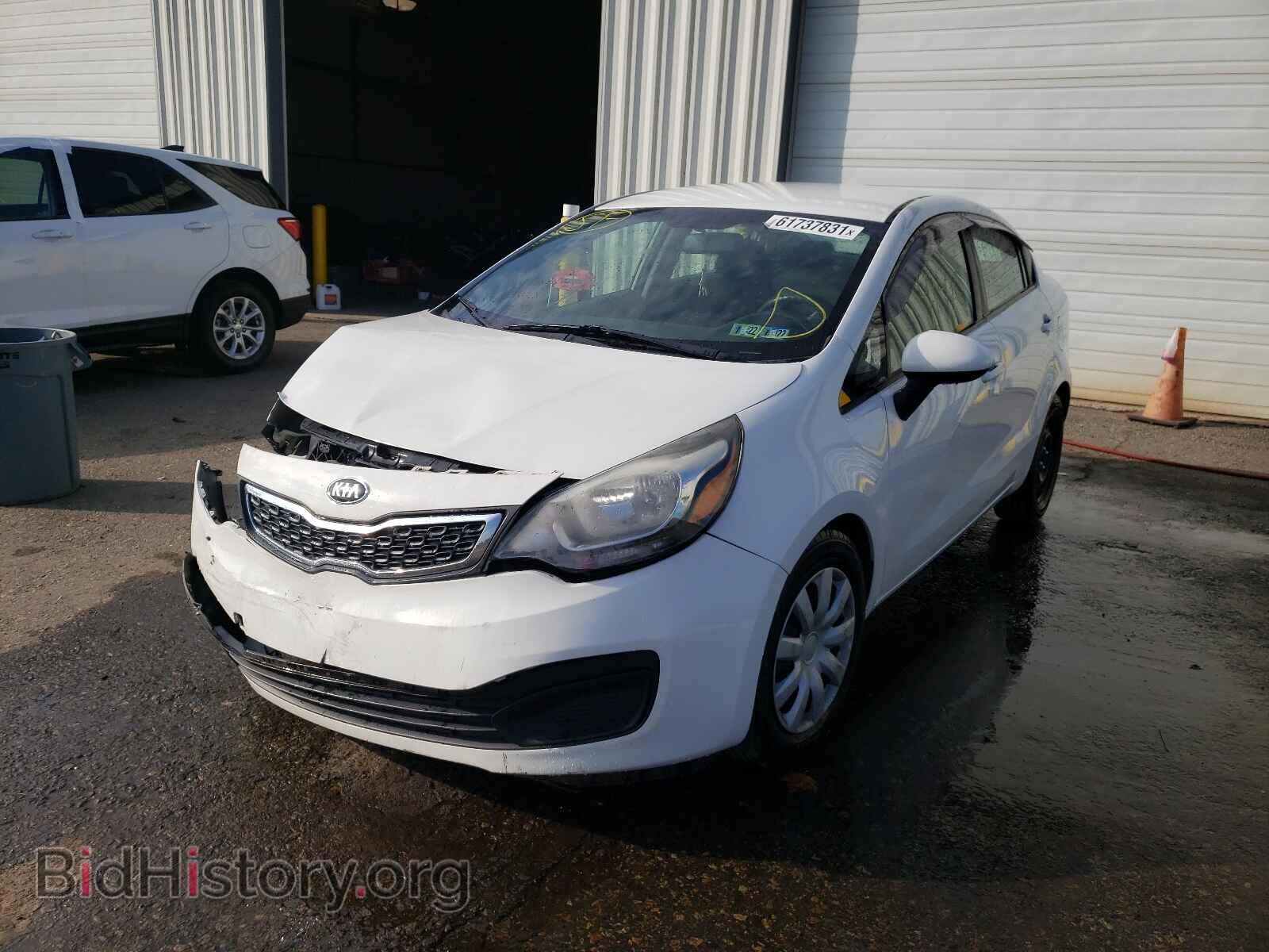 2014 KIA RIO - VIN: KNADN4A35E6369456 - Фото 2