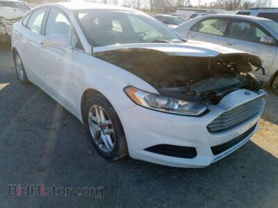 2013 Ford FUSION SE, белый — VIN 3FA6P0HR7DR252526, Copart