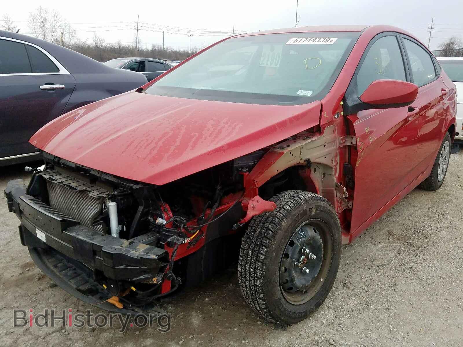 2014 HYUNDAI ACCENT - VIN: KMHCT4AE7EU622208 - Фото 2