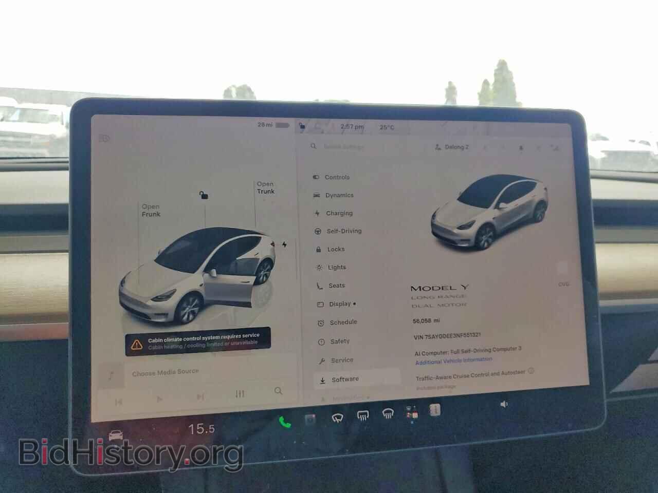 2022 TESLA MODEL Y - VIN: 7SAYGDEE3NF551321 - Photo 9