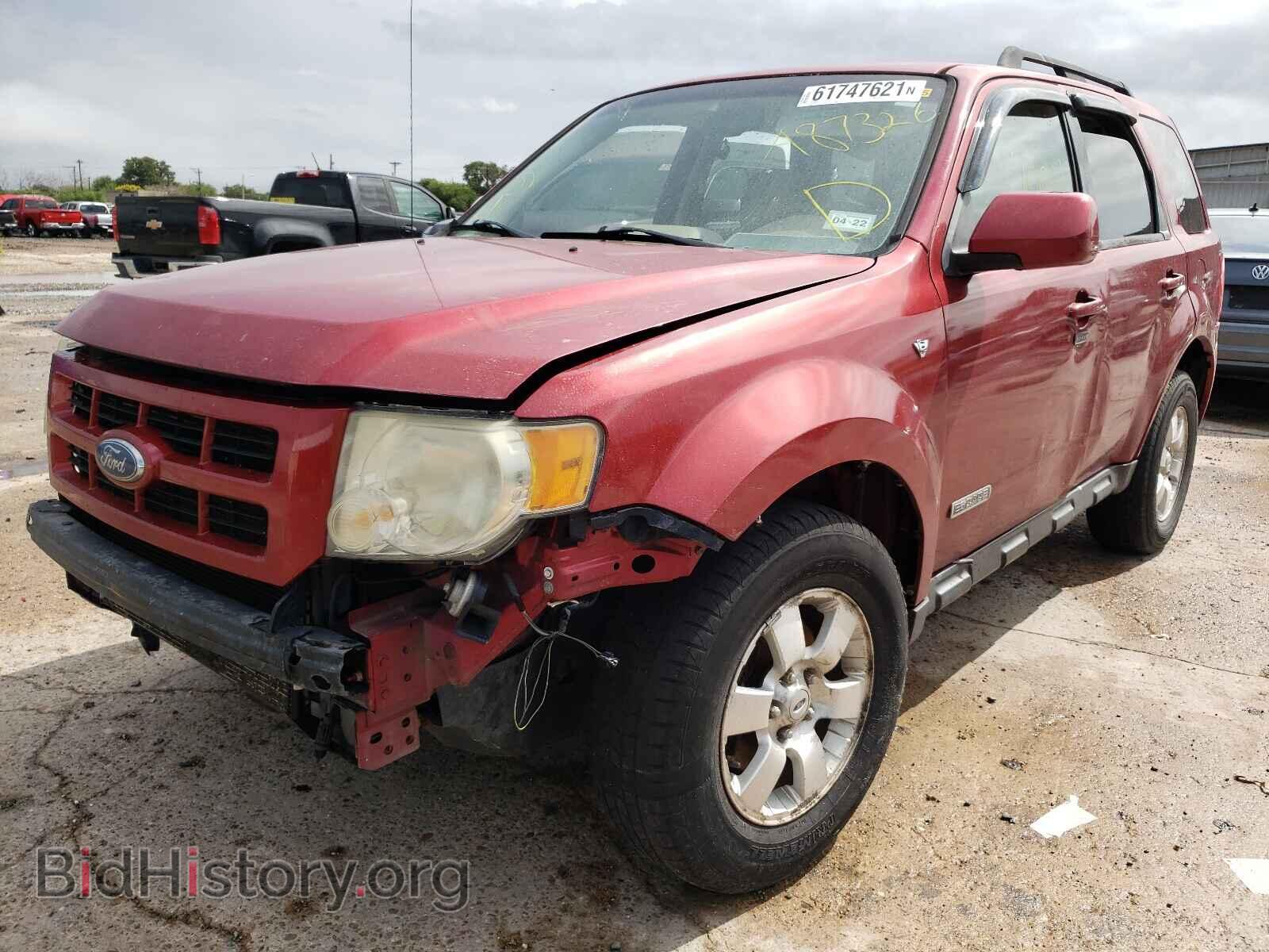 2008 FORD ESCAPE - VIN: 1FMCU94168KA87326 - Фото 2