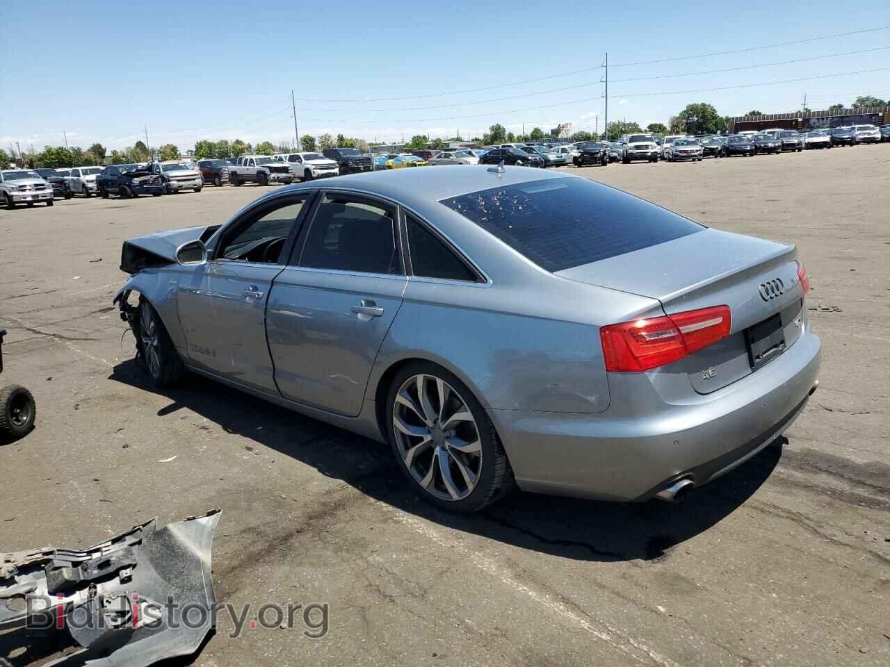 2013 AUDI A6 - VIN: WAUGGAFC9DN076047 - Фото 2