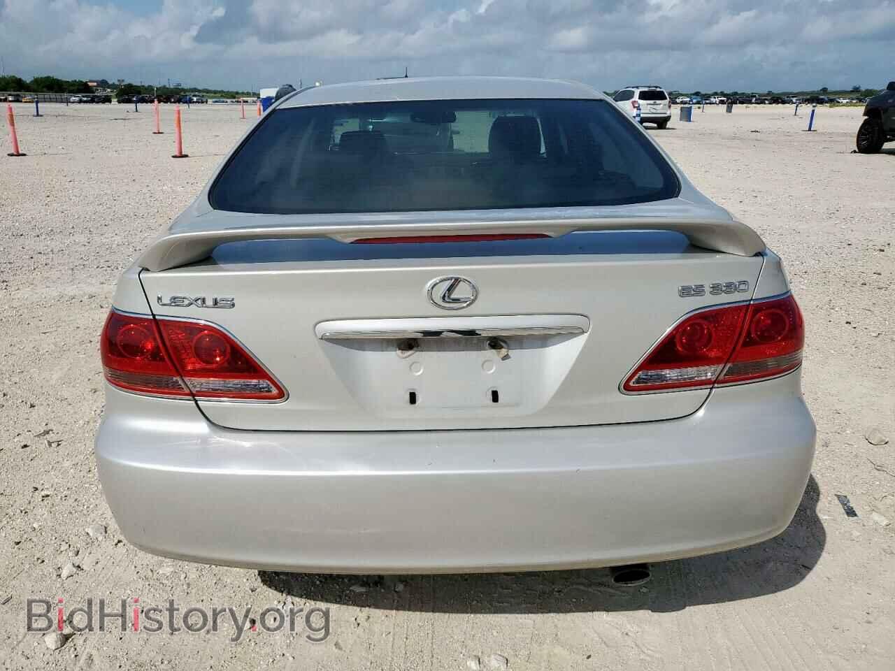 2005 LEXUS ES330 - VIN: JTHBA30G455086667 - Фото 6