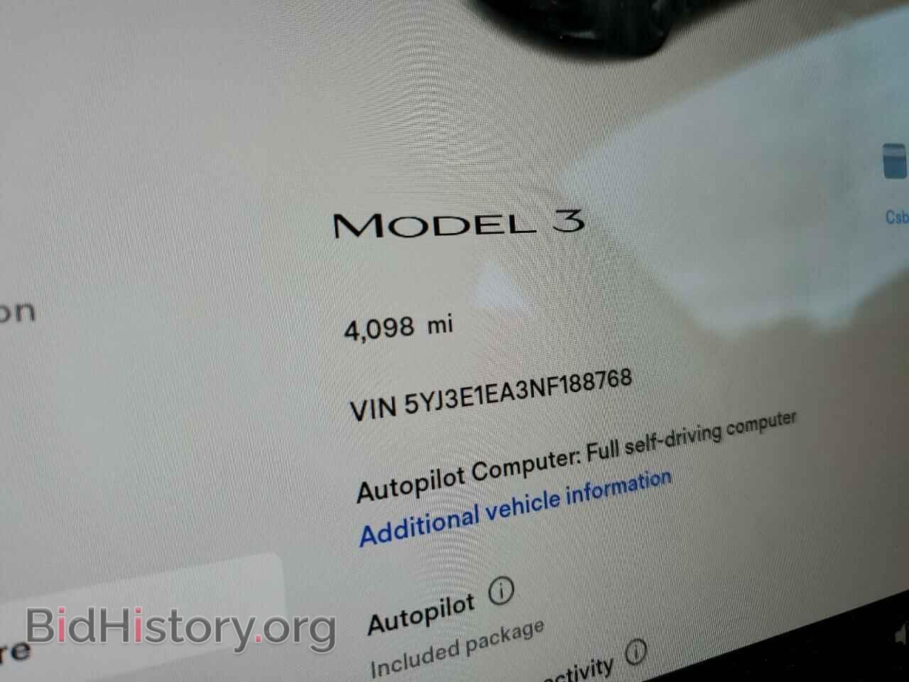 2022 TESLA MODEL 3 - VIN: 5YJ3E1EA1NF188748 - Photo 8