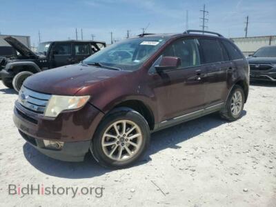 2009 Ford EDGE SEL, темно-бордовый — VIN 2FMDK38C29BA88021, Copart