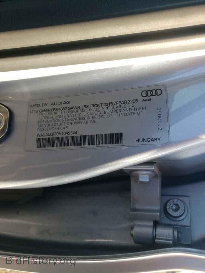 2017 AUDI A3 - VIN: WAUAUGFF0H1049344 - Фото 10