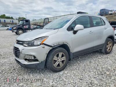 2017 Chevrolet TRAX LS, silver — VIN 3GNCJNSB9HL270906, Copart