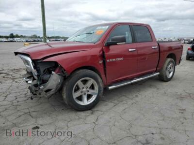 2012 Dodge RAM 1500 SLT, maroon — VIN 1C6RD6LT3CS330171, Copart