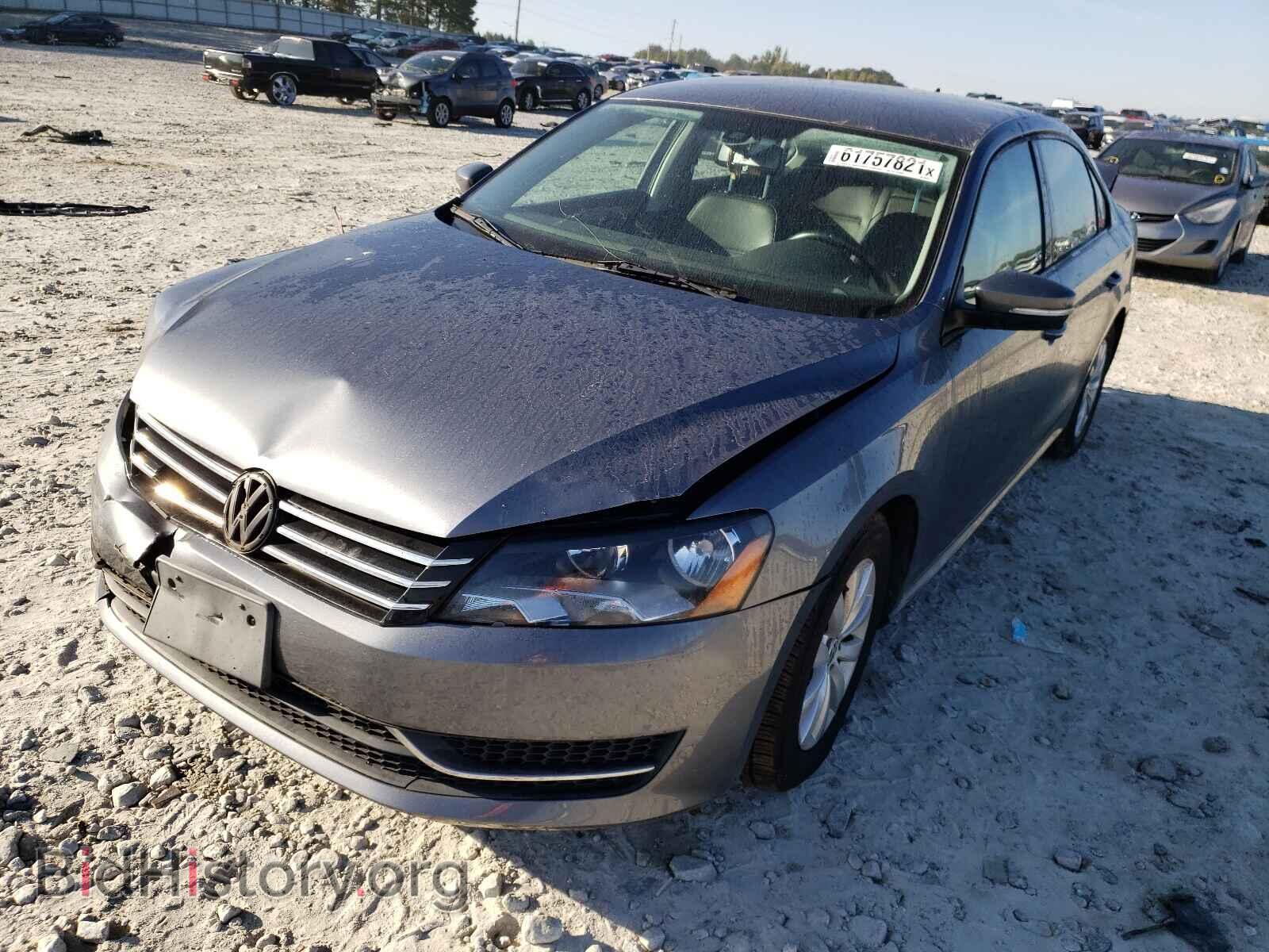 2014 VOLKSWAGEN PASSAT - VIN: 1VWAP7A37EC004115 - Фото 2