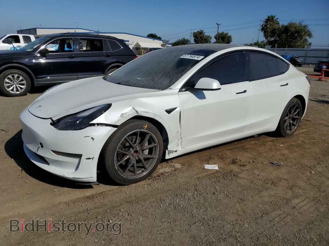 Photo 5YJ3E1EA8MF001197 - TESLA MODEL 3 2021