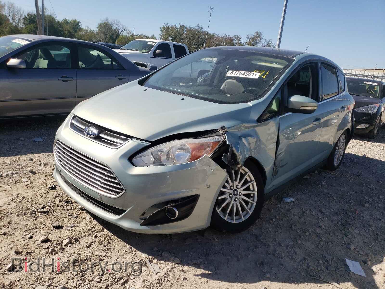 2013 FORD CMAX - VIN: 1FADP5BU2DL547615 - Фото 2