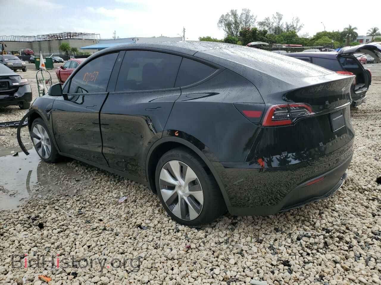 2022 TESLA MODEL Y - VIN: 7SAYGDEE8NA005093 - Фото 2