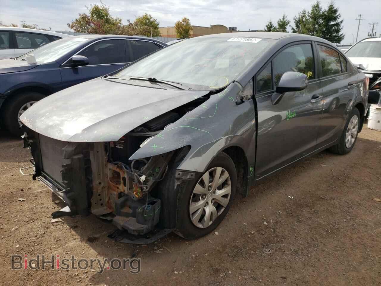 2012 HONDA CIVIC - VIN: 2HGFB2F43CH111024 - Фото 2