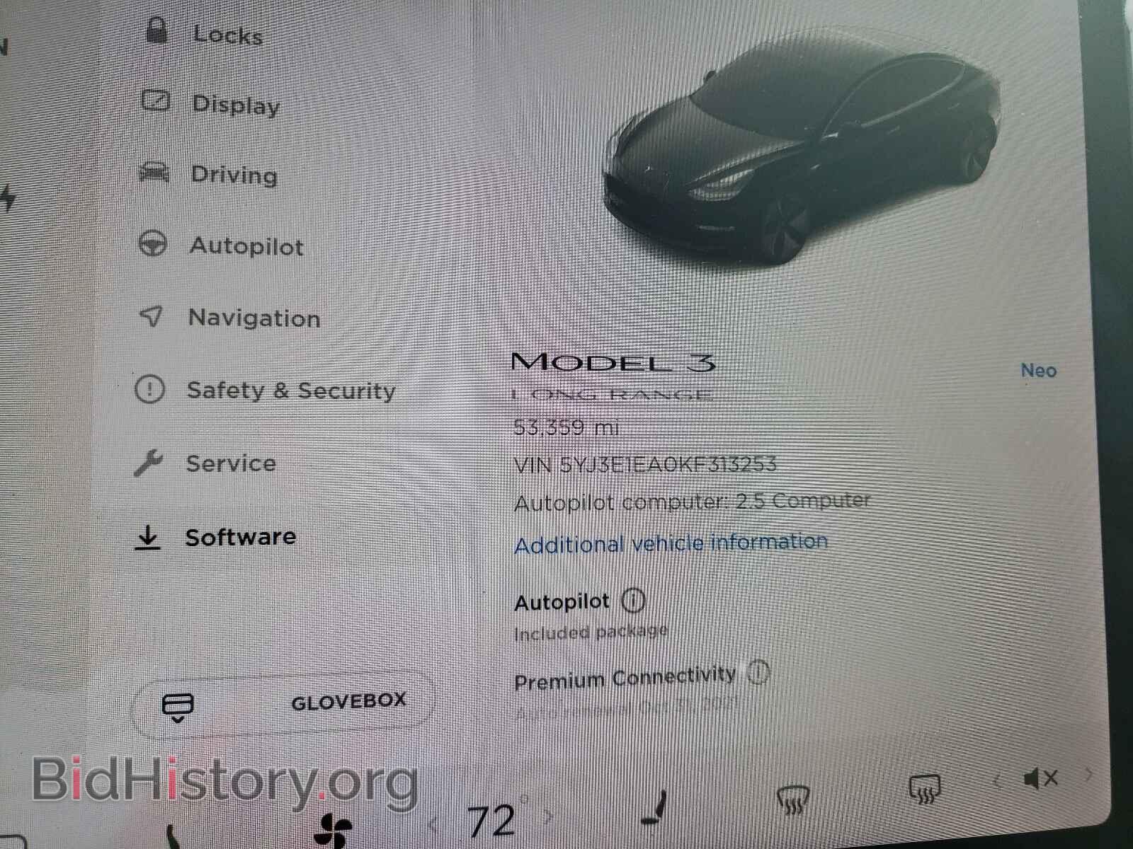 2019 TESLA MODEL 3 - VIN: 5YJ3E1EA0KF313253 - Фото 8