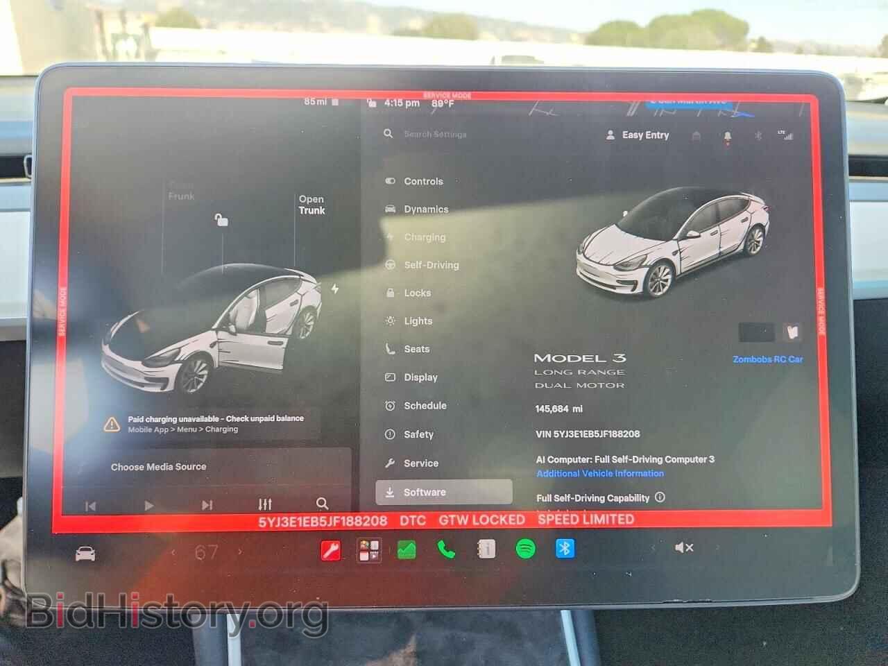 2018 TESLA MODEL 3 - VIN: 5YJ3E1EB5JF188208 - Photo 9