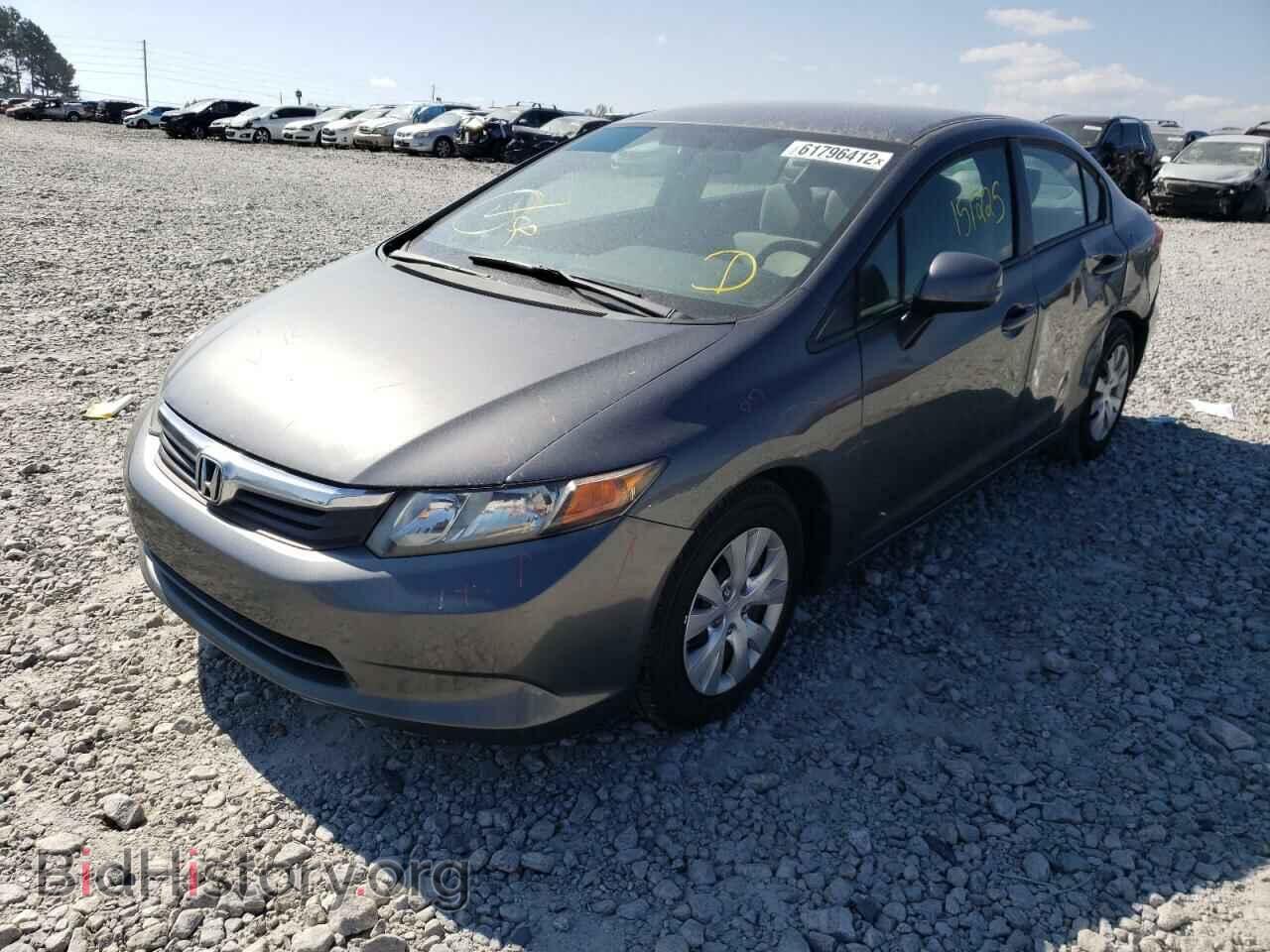 2012 HONDA CIVIC - VIN: 19XFB2F56CE024334 - Фото 2