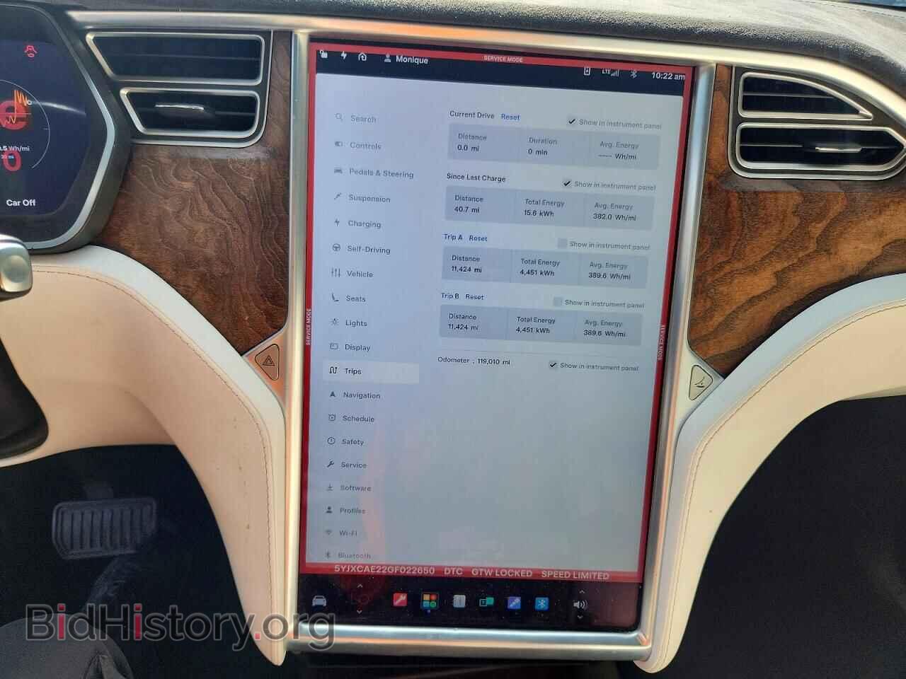 2016 TESLA MODEL X - VIN: 5YJXCAE22GF022650 - Photo 9