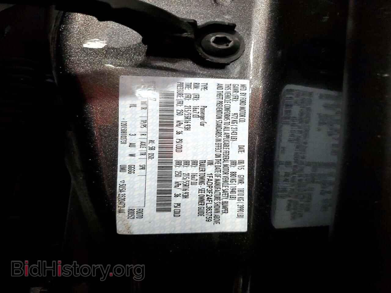 2015 FORD FOCUS - VIN: 1FADP3F24FL363759 - Photo 12