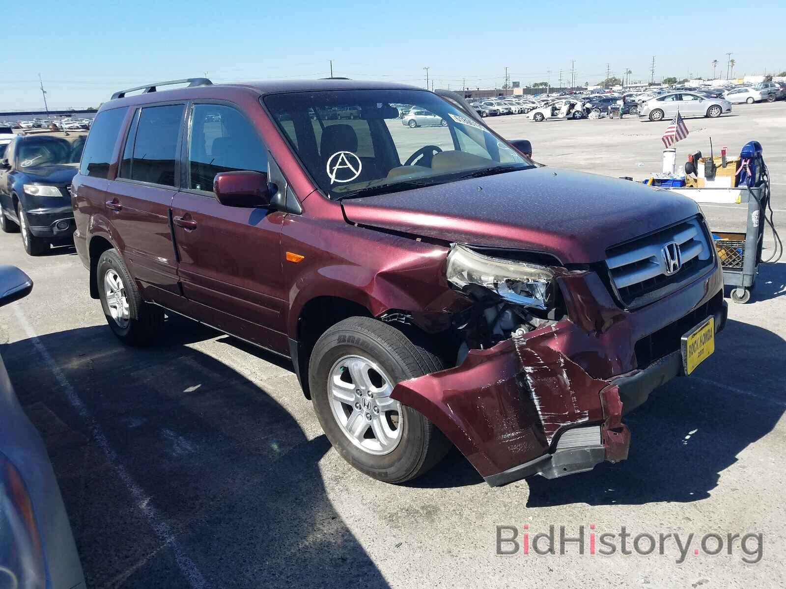 Photo 5FNYF28258B028859 - HONDA PILOT 2008