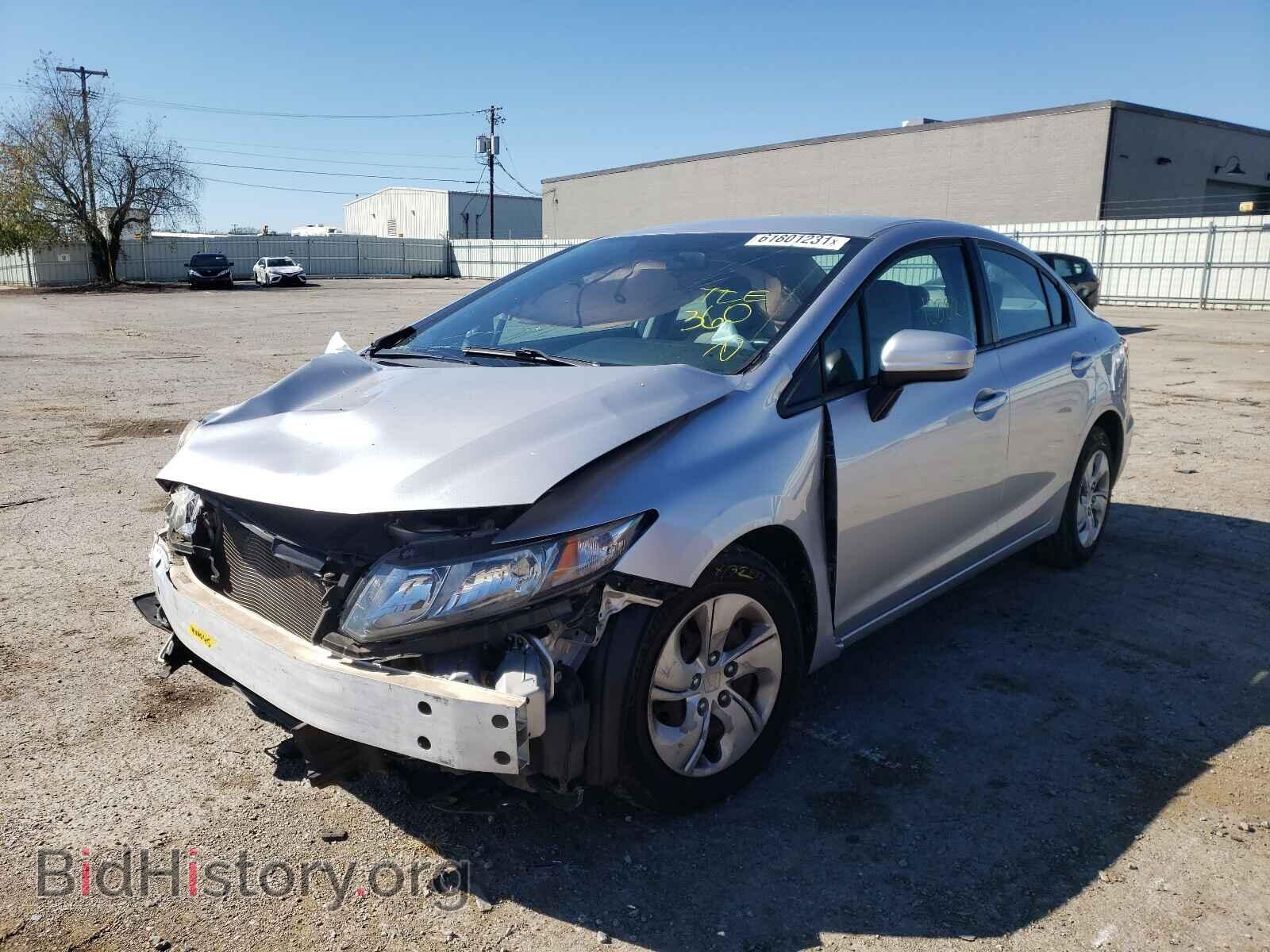 2014 HONDA CIVIC - VIN: 19XFB2F51EE009162 - Фото 2