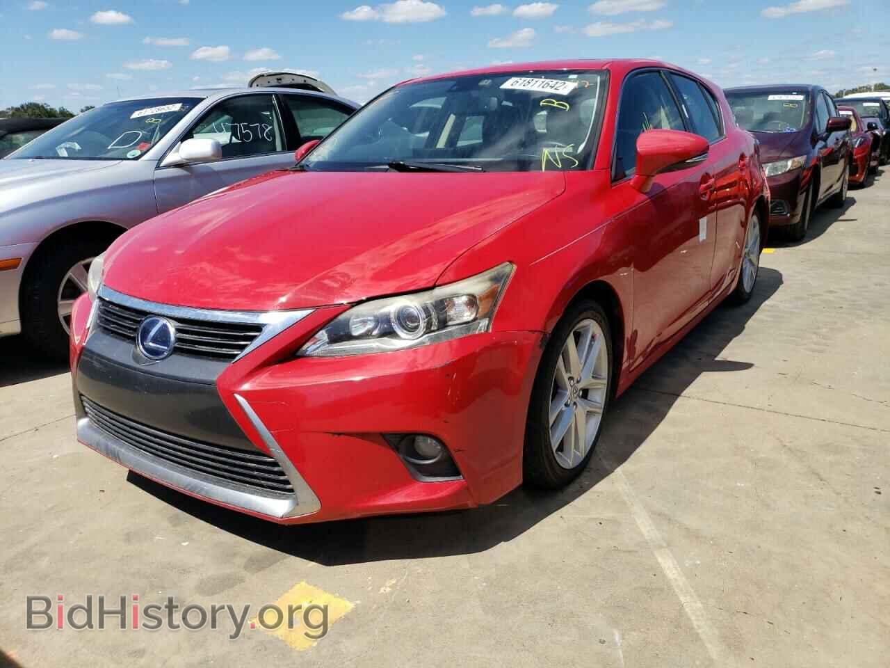 2014 LEXUS CT 200 - VIN: JTHKD5BH1E2179396 - Фото 2