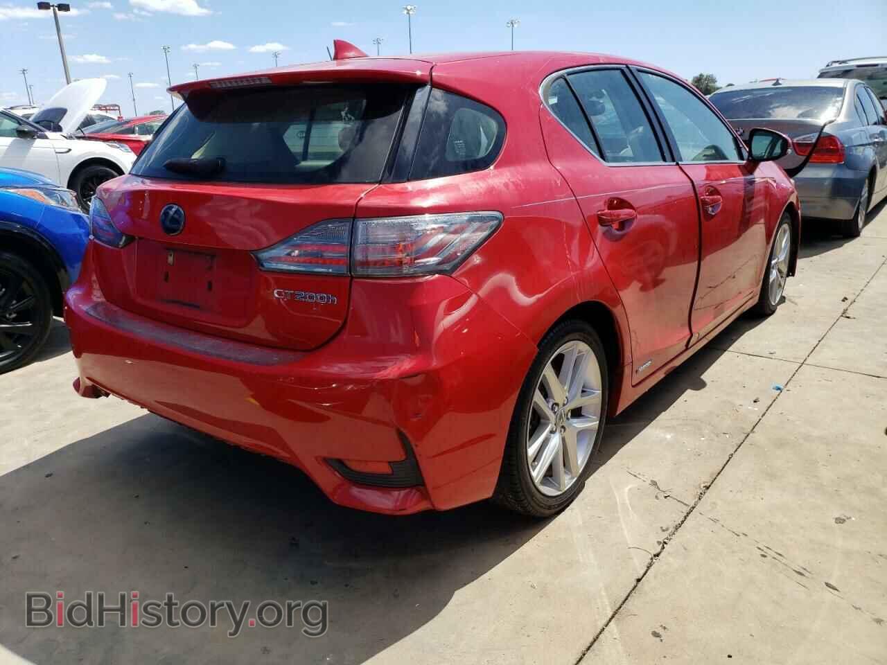2014 LEXUS CT 200 - VIN: JTHKD5BH1E2179396 - Фото 4